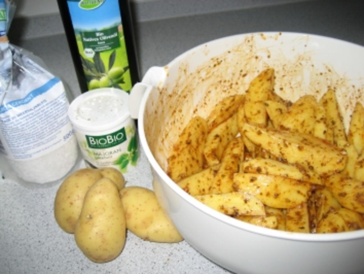 Kartoffelspalten aus dem Ofen - Rezept