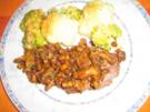 Pfifferling Steak ala Rosa - Rezept