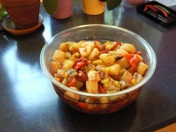 Mediterraner Kartoffelsalat - Rezept