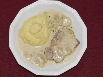 Kasseler mit Pfeffer, Banane und Kartoffelbrei (Maren Gilzer) - Rezept
