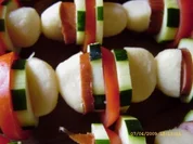 Kartoffelkloss - Spiesse vom Grill - Rezept