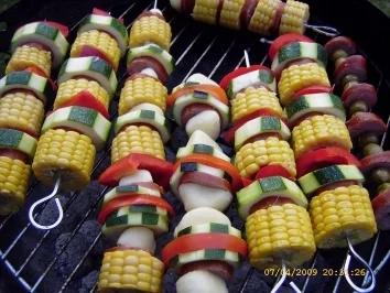 Rezept: Kartoffelkloss - Spiesse vom Grill Bild Nr. 18 Kartoffelkloss - Spiesse vom Grill - Rezept - Bild Nr. 18