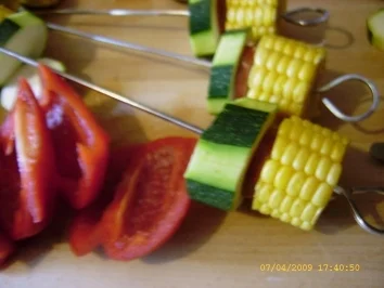 Rezept: Kartoffelkloss - Spiesse vom Grill Bild Nr. 6 Kartoffelkloss - Spiesse vom Grill - Rezept - Bild Nr. 6