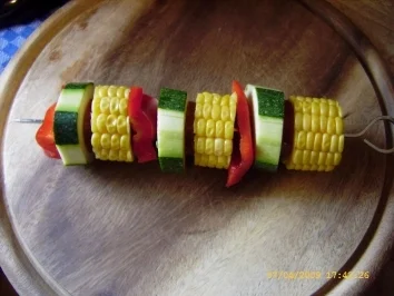 Rezept: Kartoffelkloss - Spiesse vom Grill Bild Nr. 8 Kartoffelkloss - Spiesse vom Grill - Rezept - Bild Nr. 8