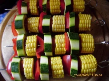 Rezept: Kartoffelkloss - Spiesse vom Grill Bild Nr. 11 Kartoffelkloss - Spiesse vom Grill - Rezept - Bild Nr. 11