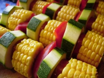 Rezept: Kartoffelkloss - Spiesse vom Grill Bild Nr. 12 Kartoffelkloss - Spiesse vom Grill - Rezept - Bild Nr. 12