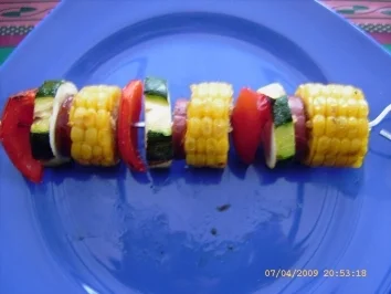 Rezept: Kartoffelkloss - Spiesse vom Grill Bild Nr. 22 Kartoffelkloss - Spiesse vom Grill - Rezept - Bild Nr. 22