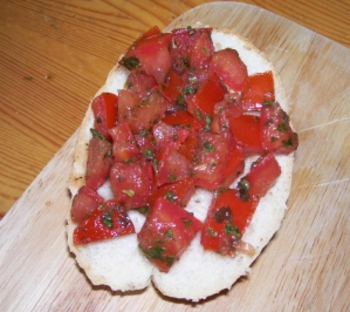 Bilder für Bruschetta leckeres Bruschetta/ Tomatenbrot - Rezept