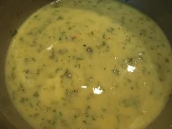 Pochierte Eier in grüner Soße - Rezept - Bild Nr. 2