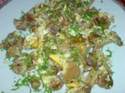 Pfifferlinge mit Rührei - Rezept