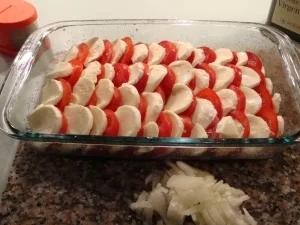 Tomate-Mozzarella überbacken - Rezept - Bild Nr. 4