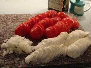 Tomate-Mozzarella überbacken - Rezept - Bild Nr. 3