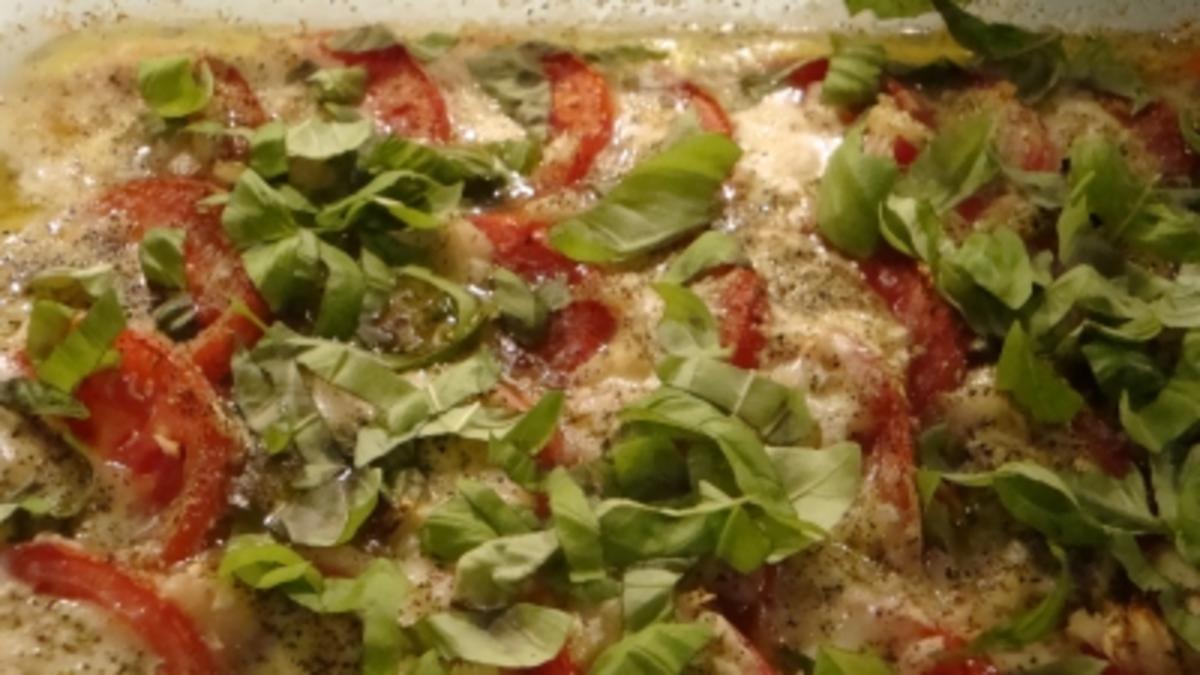 Tomate-Mozzarella überbacken - Rezept - Bild Nr. 6