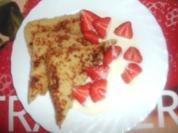 Arme Ritter mit Creme und Erdbeeren - Rezept