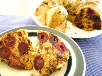 Rezept: KUCHEN: Kirschen-Schoko-Nuss-Kuchen KUCHEN: Kirschen-Schoko-Nuss-Kuchen - Rezept