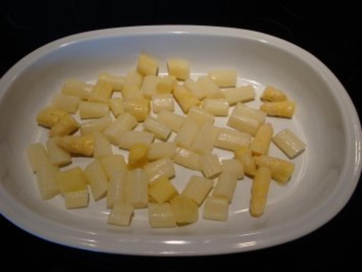 Spargel-Lachs-Gratin mit Kartoffelsahne - Rezept - Bild Nr. 4
