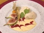 Gratinierte Feigen mit weißem Kaffeemousse auf Cognacsoße - Rezept - Bild Nr. 9
