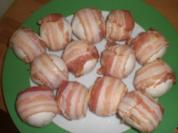 Gegrillte Champignons mit Bacon - Rezept
