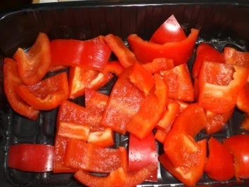 Rezept: Gegrillte Paprika mit Bacon Gegrillte Paprika mit Bacon - Rezept