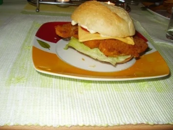 Rezept: Fischburger Fischburger - Rezept