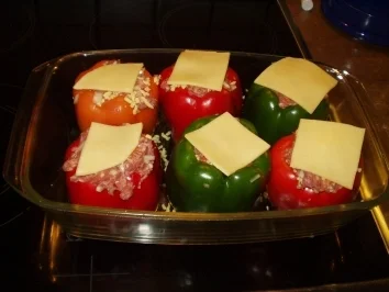 Rezept: cokos gefüllte Paprika Bild Nr. 2 cokos gefüllte Paprika - Rezept - Bild Nr. 2