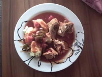 Hauptgericht: Schnitzel-Röllchen mit Paprika - Rezept - Bild Nr. 2