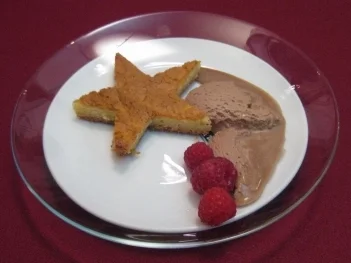 Rezept: White Brownie in einem Bett aus Mousse au Chocolat - Ein Amerikaner in Paris White Brownie in einem Bett aus Mousse au Chocolat - Ein Amerikaner in Paris - Rezept