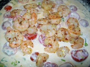 Lemon-Chili-Prawns & Schmelztomaten auf Tagliatelle... - Rezept - Bild Nr. 9