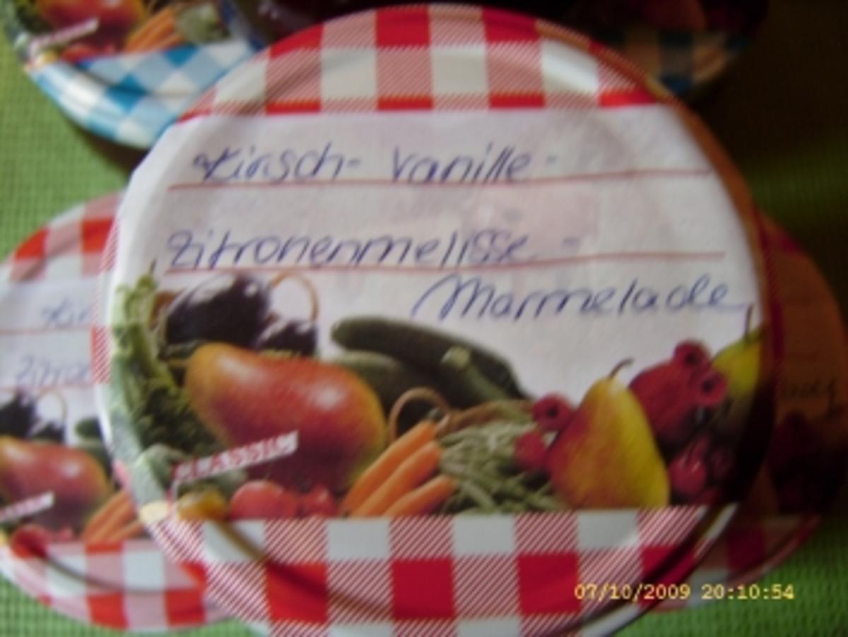 Marmelade Kirsch - Zitronenmelisse - Vanille - Rezept - Bild Nr. 9