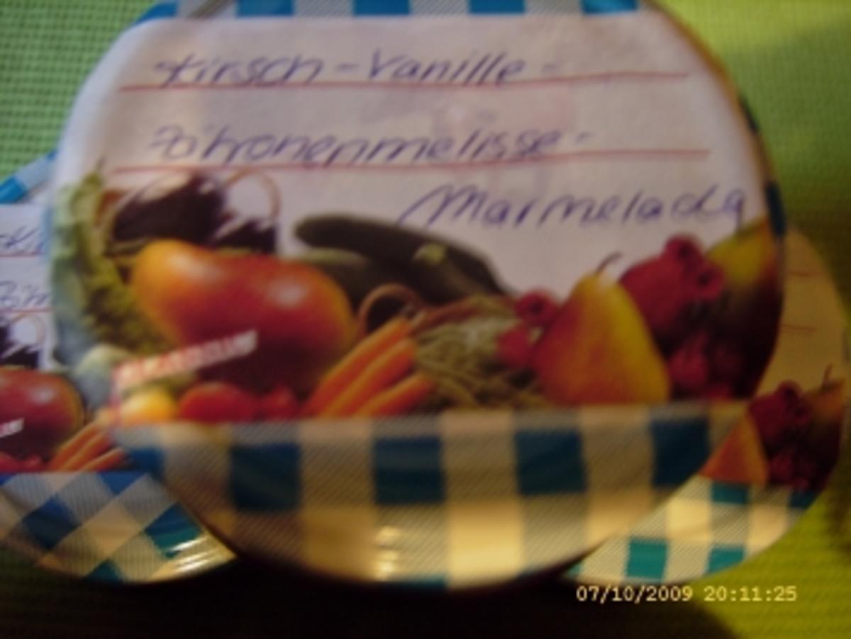 Marmelade Kirsch - Zitronenmelisse - Vanille - Rezept - Bild Nr. 10