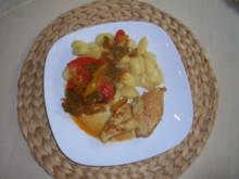 Paprikasoße mit marinierter Putenbrust und Gnocchi - Rezept