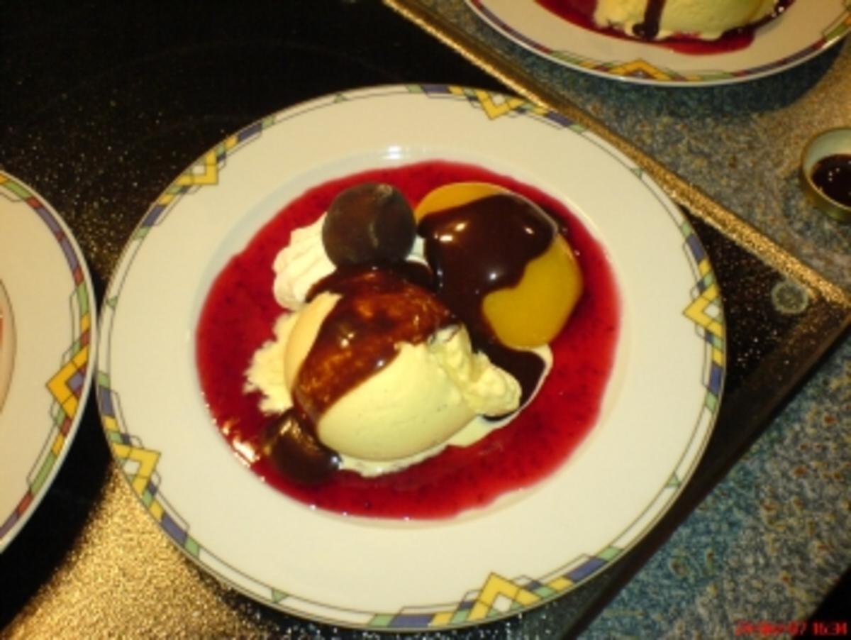 Pfirsich Melba - Rezept mit Bild - kochbar.de