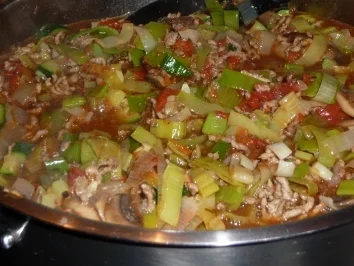 Fruchtiger Hackfleischtopf - Rezept