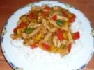 Schweinegeschnetzeltes mit Paprika & Zwiebeln - Rezept
