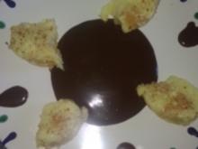 Vanillenockerln mit Schokoladesosse - Rezept