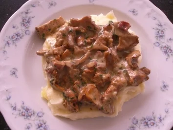 Pfifferlinge-wie ich sie am liebsten mag - Rezept - Bild Nr. 2