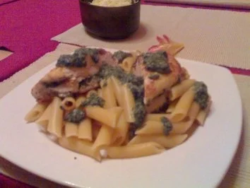 Pasta green Chicken - Rezept