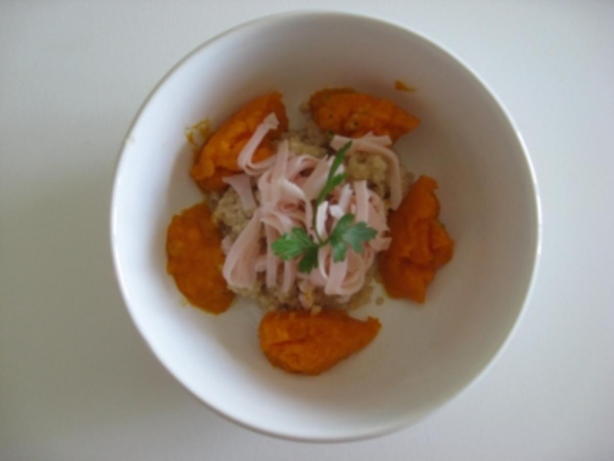 Babymenü: Couscous mit Schinken und Karotten - Rezept
