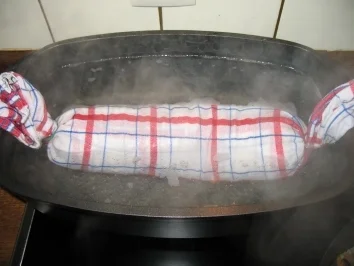 Asiatische Pilzrahmsauce mit Serviettenknödel - Rezept - Bild Nr. 6