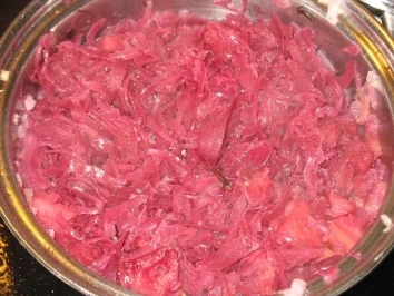 Rezept: omi`s apfelrotkraut omi`s apfelrotkraut - Rezept