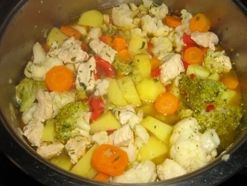 Gemüseeintopf ala Rosa mit Pute und Kräutern - Rezept - Bild Nr. 13