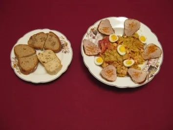 Gemischter Salat mit Schweinefilet-Chips an Cocktail-Sahnedressing - Rezept