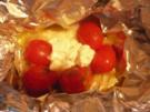 Strauchtomaten - Ziegenkäse -Päckchen vom Grill - Rezept
