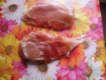 gefüllte Hühnerbrüstchen + Salatteller - Rezept - Bild Nr. 3