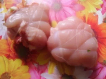 gefüllte Hühnerbrüstchen + Salatteller - Rezept - Bild Nr. 6