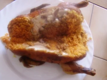 Rezept: Hühnchen gefüllt mit Reis Bild Nr. 2 Hühnchen gefüllt mit Reis - Rezept - Bild Nr. 2