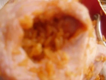 Rezept: Hühnchen gefüllt mit Reis Bild Nr. 8 Hühnchen gefüllt mit Reis - Rezept - Bild Nr. 8