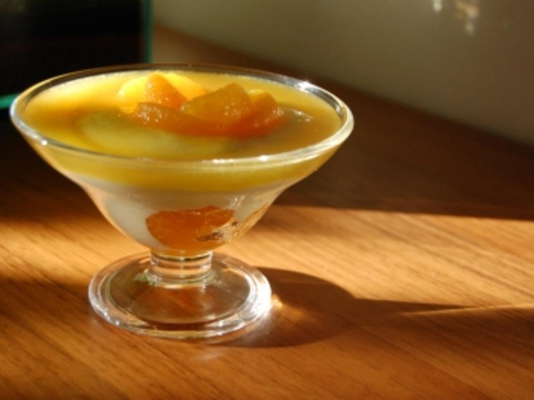 Vanille-Quark-Creme mit Mandarinen - Rezept - kochbar.de