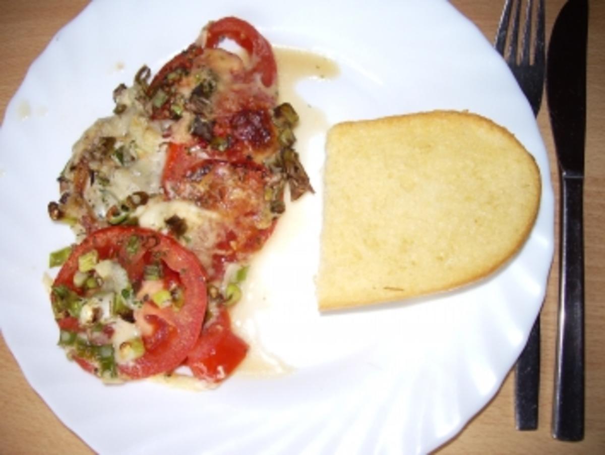 Bilder für Fl/Schwein: Minutenschnitzel -Tomate-Mozarella - Rezept