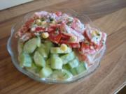Salate - Gurkensalat mit Landrahm - Rezept